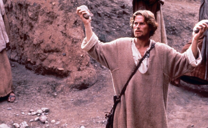 Willem Dafoe played Jesus in Martin Scorsese's 1988 <em>The Last Temptation of Christ</em>. A controversial dream sequence — in which Christ abandons the cross, marries Mary Magdalene and begets children with her — angered evangelicals and faith groups.