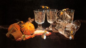 "Liquor/Licor" (drawing on paper, 2014) by contemporary artist Ana de Alvear is now on view at San Diego Museum of Art through Sept. 27, 2021.