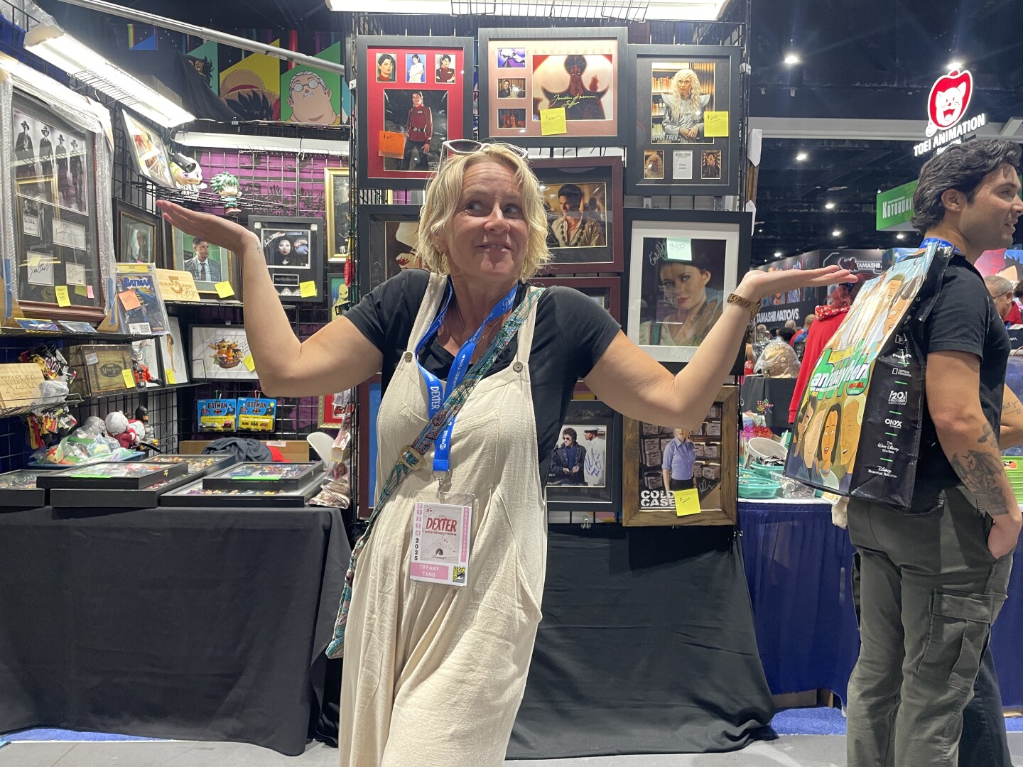 Tiffany Tang didn’t bring any survival snacks to Comic-Con and poses in this undated photo with empty hands. “She’s a minimalist,” her friends said.