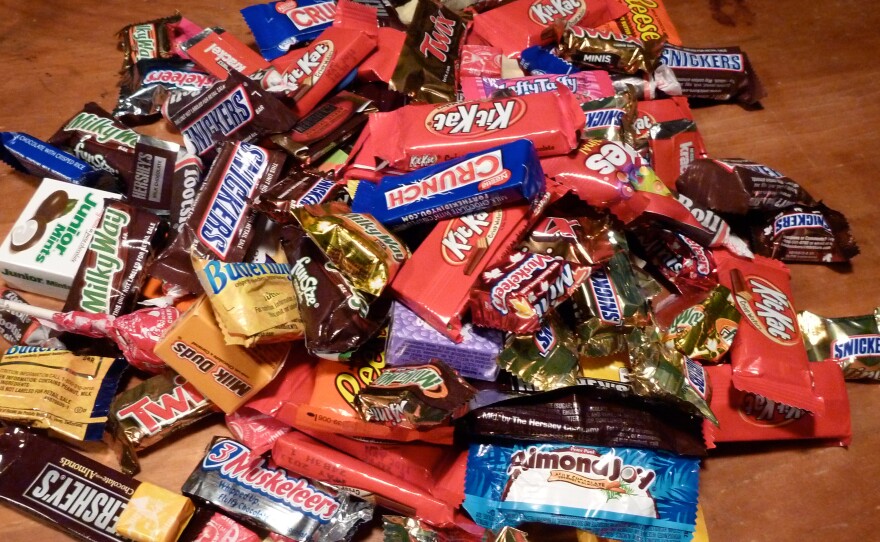 No need to risk sugar shock, folks. We've got a whole bunch of experiments you can do with leftover candy that are possibly more fun than eating it.