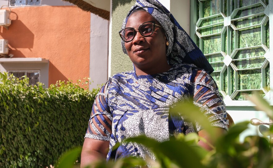 Maïmouna Diouf served several years in a women's prison, found guilty of infanticide, a charge she denies. She says conditions were harsh — dirty mattresses on the floor, a lack of sufficient food and hygiene products. She now volunteers to help female inmates.