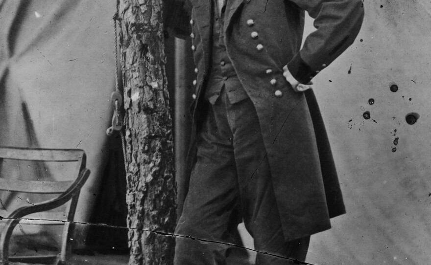 General Ulysses S. Grant at headquarters in Cold Harbor, Va., June, 1964.
