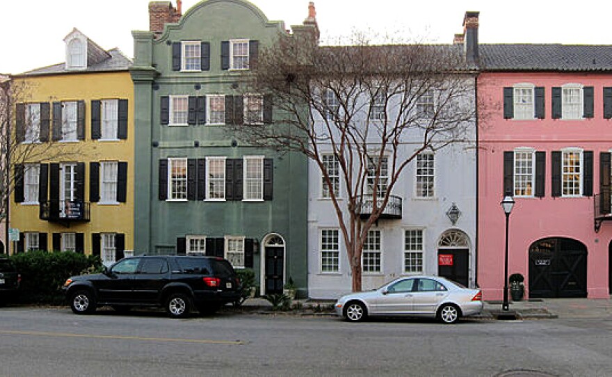 Rainbow Row in Charleston, S.C.