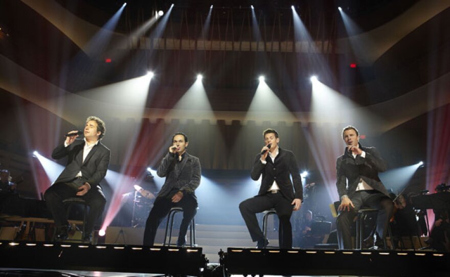 The Canadian Tenors  showcase their eclectic blend of classical and contemporary pop. The gifted young men perform at the Royal Conservatory in Toronto, Canada.