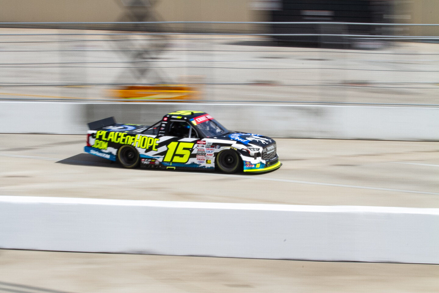 Can on the track at Green flag is raised as NASCAR San Diego Weekend kicks off at Naval Base Coronado on June 19, 2026.