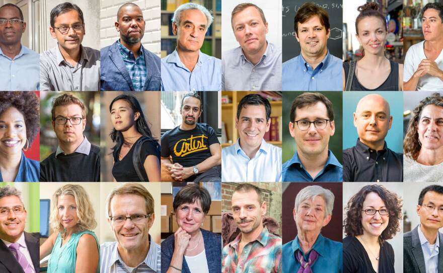 The 2015 MacArthur Genius Grant recipients.