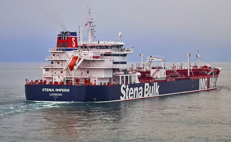 Iranian officials are defending the seizure of British-flagged tanker Stena Impero in the Strait of Hormuz near Iran's coast on Friday.