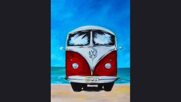'Surf Wagon' – Summer Paint and Sip