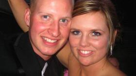 Lance Cpl. Dale W. Means and wife Andrea.