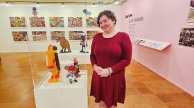 Zoe Burl Hahn presents her artwork as a resident artist with Revision San Diego.