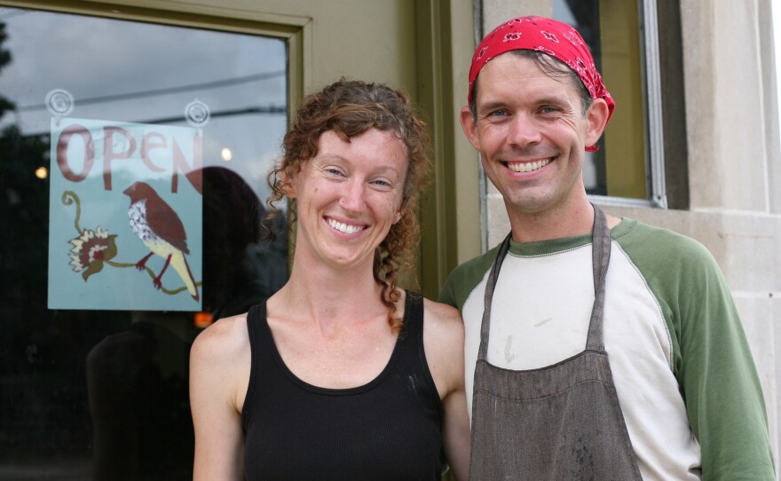 Erin and Robert Lockridge own Moriah Pie.