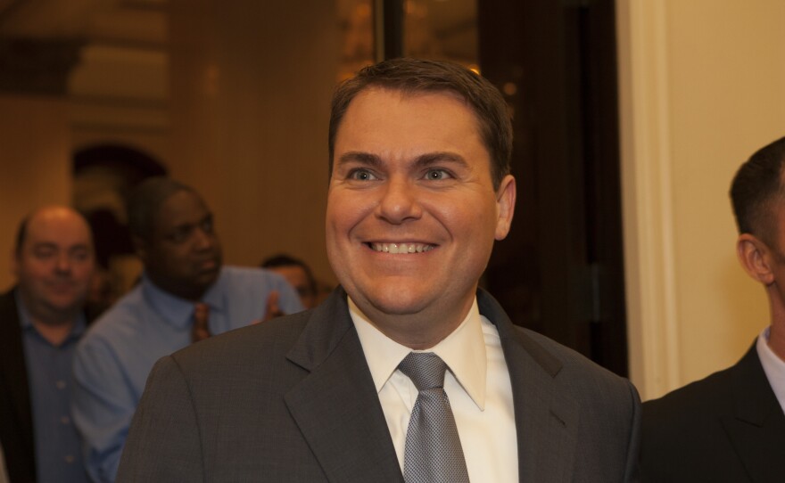 Carl DeMaio on election night at the U.S. Grant in downtown San Diego, Nov. 4, 2014.