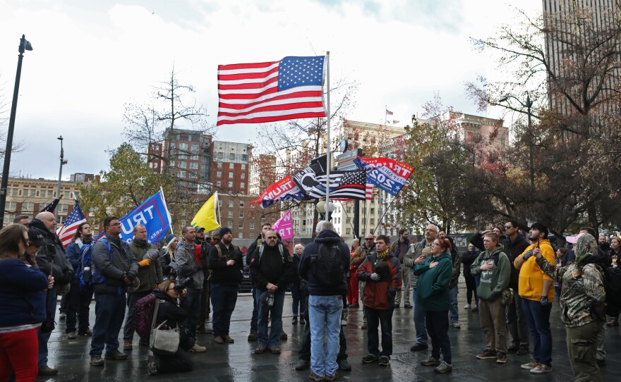 When members of the Washington Three Percent rallied in Seattle last month, leftists with whom they have communicated with in the past showed up to protest.