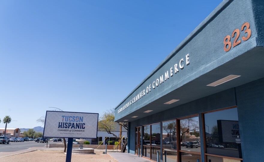 The Tucson Hispanic Chamber of Commerce has been working with local business owners on the border.