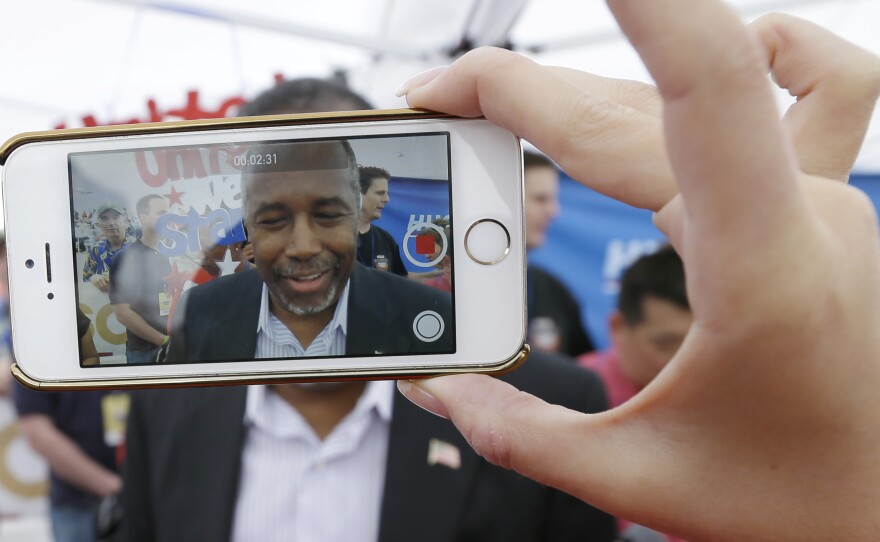 Republican presidential candidate Ben Carson's campaign has been fast-adopters of targeting people on Facebook. He has more than 4 million likes on the social-media site, more than any candidate.