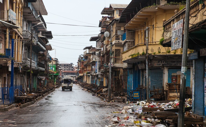 Sierra Leone lockdown.