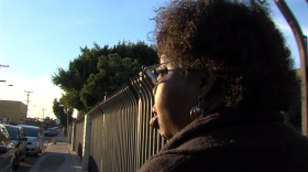 Debora Samuels, a volunteer with the San Diego Organizing Project, works to get people registered to vote and to the polls in the City Heights.