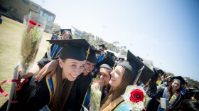 UC San Diego students are shown in this undated graduation photo.