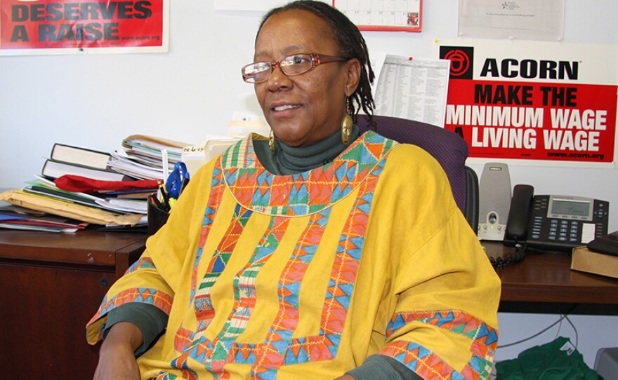 Bertha Lewis at ACORN’s New York office, 2009.
