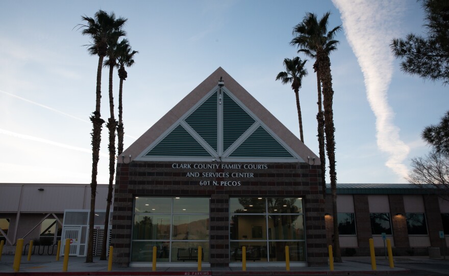 The Clark County Family Courts and Services Center in Las Vegas.