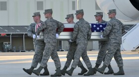 Dignified transfer of remains of Air Force Tech. Sgt. Larry D. Bunn at Dover AFB.