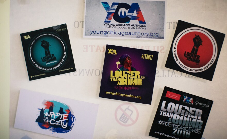 Young Chicago Authors allows young people to develop their voices through writing, publication and performance. Woods is the nonprofit's Associate Artistic Director.