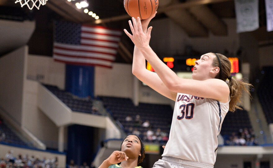 Breanna Stewart is a gifted sophomore basketball star at the University of Connecticut. Frank Deford wonders if you've ever heard of her.