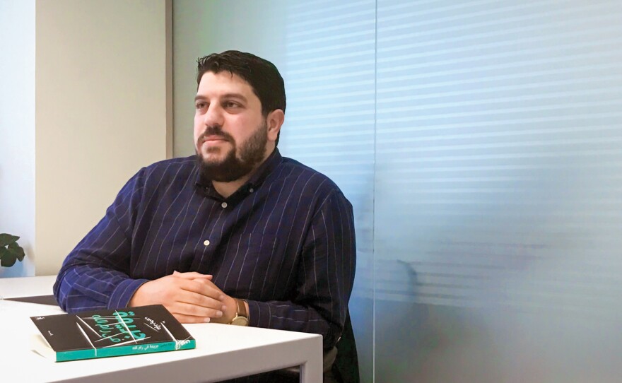 Abbad Yahya, a 28-year-old Palestinian novelist, is in exile after the Palestinian Authority banned his latest book, Crime in Ramallah, calling it indecent.