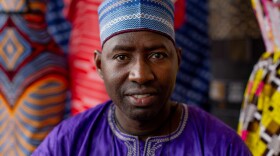 Soumana Saley, a leather craftsman from Niger.
