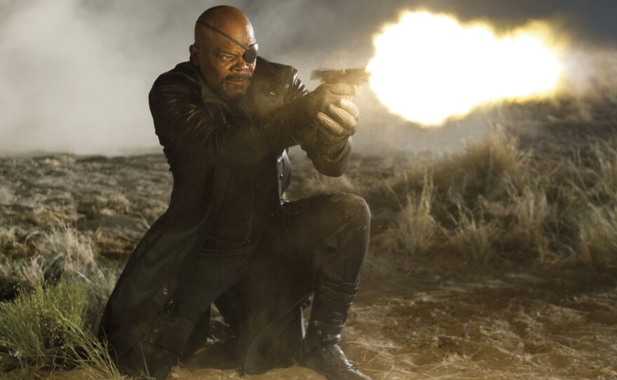 Gun violence has become increasingly common in PG-13 movies like Marvel's The Avengers.