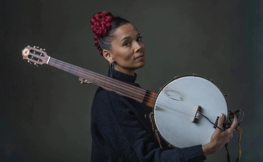 "There's times I'm playing the banjo and I just feel the ancestors," Rhiannon Giddens says.