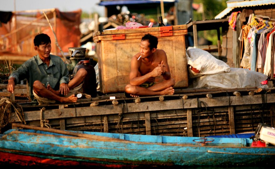 The residents of this floating village on Cambodia's Tonle Sap Lake, south of Siem Reap, are mostly ethnic Vietnamese. Their lives and livelihoods are intimately connected to the waters of the lake and the Mekong and Tonle Sap rivers.