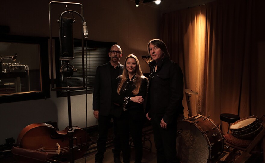 Filmmakers Duke Erikson, Allison McGourty and Bernard MacMahon.