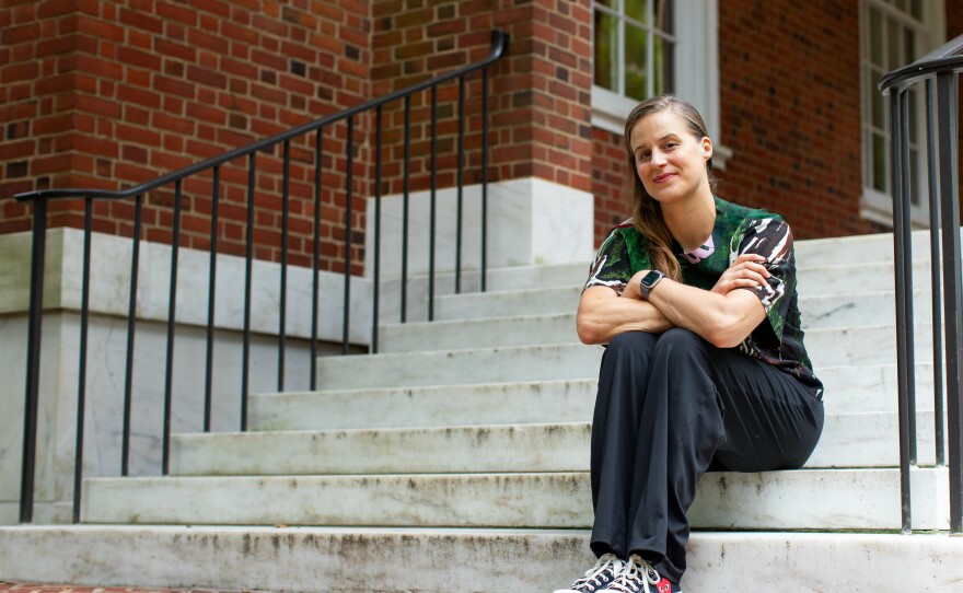 Groff recently visited the library at Johns Hopkins University in Baltimore.