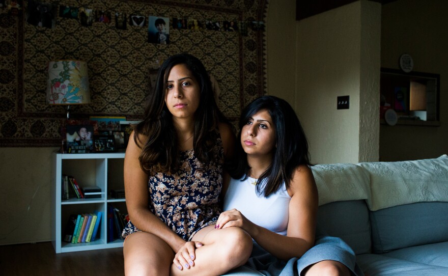 Ida Vishkaee Eskamani (left) and Anna Vishkaee Eskamani.