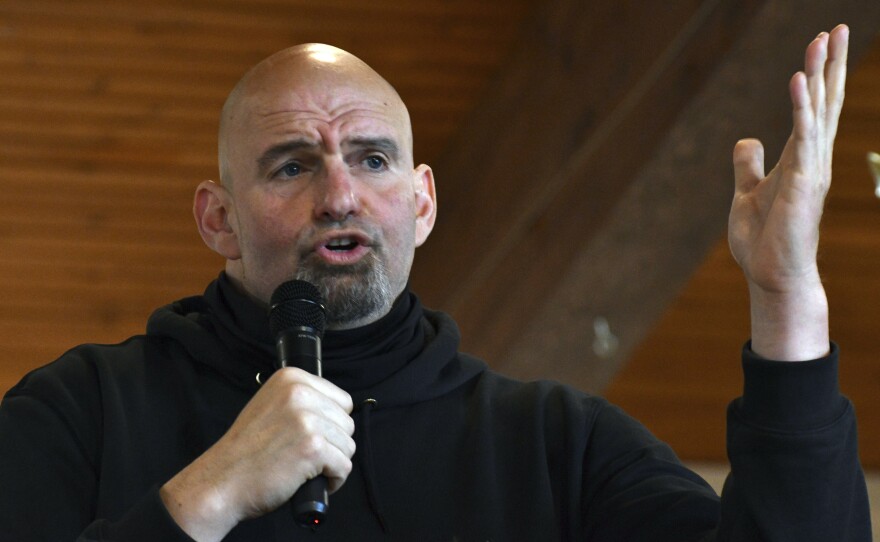 Pennsylvania Lt. Gov. John Fetterman is running for the Democratic nomination for U.S. Senate.