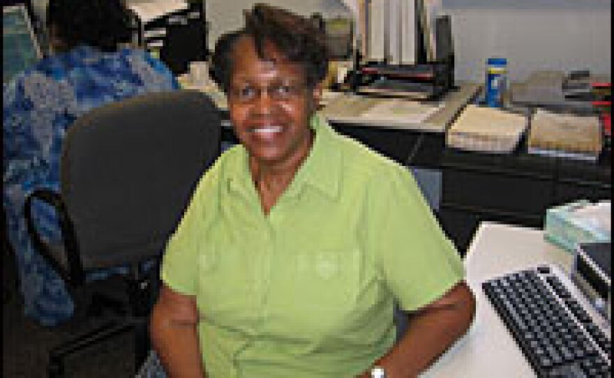 Shirley Golliday makes minimum wage working part-time as an office clerk for Northwest Indiana Community Action Corp.