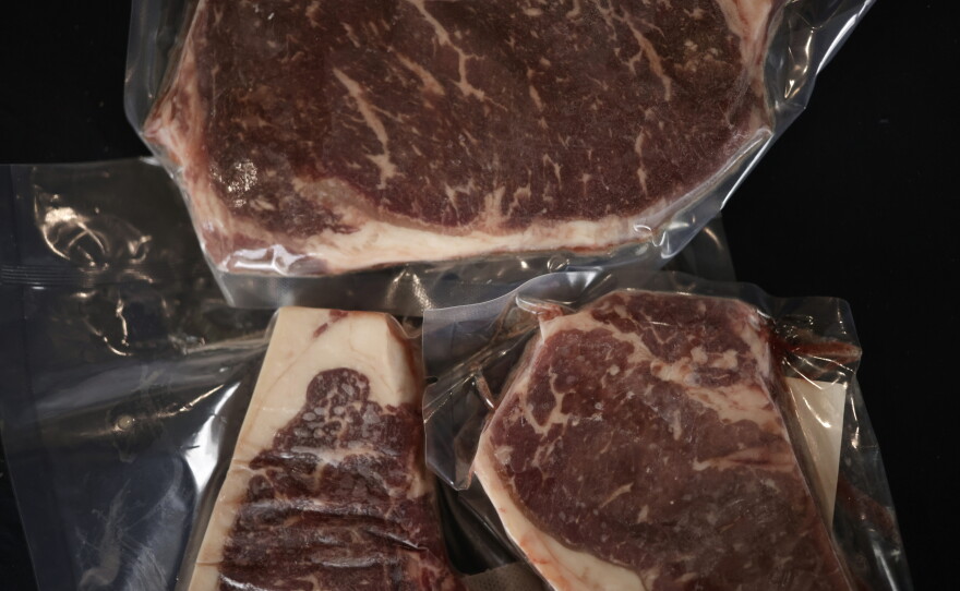 The Halls sell some of their beef directly to consumers by using local, independent meat processors.