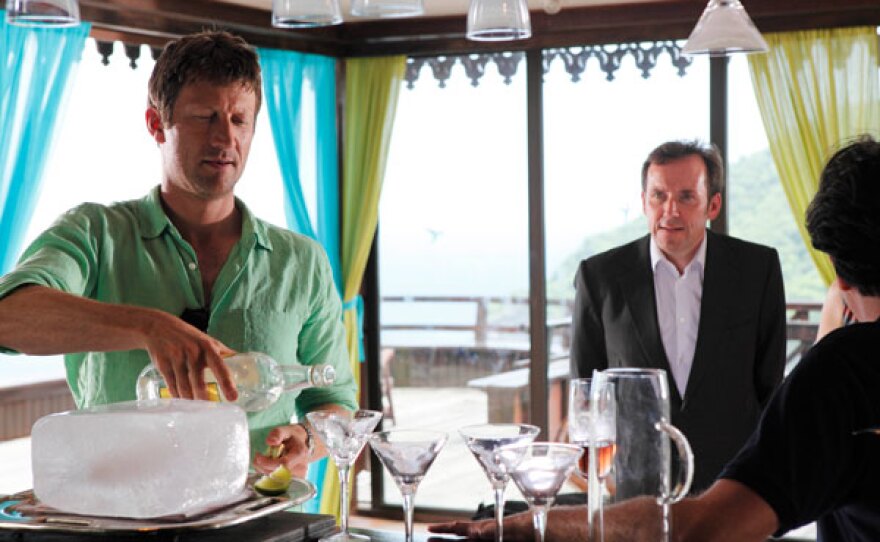James (Mark Bazeley) and Richard Poole (Ben Miller).