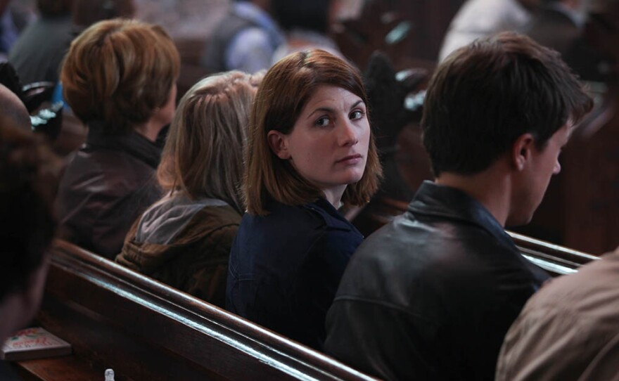 SUSAN BROWN as Liz Roper, CHARLOTTE BEAUMONT as Chloe Latimer, JODIE WHITTAKER as Beth Latimer and ANDREW BUCHAN as Mark Latimer