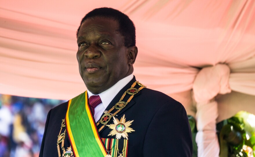 After 37 years of autocratic rule under Robert Mugabe, President Emmerson Mnangagwa promised a democratic era for Zimbabwe. But his government penalizes criticism.