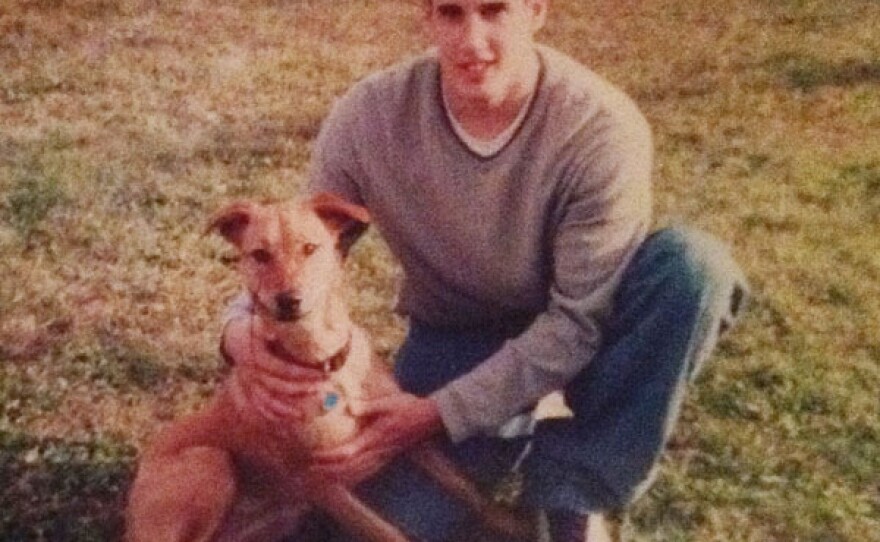 Brian Parrello, shown at his grandfather's house in 2002 with his dog Madison, was 19 years old when he died in Iraq.