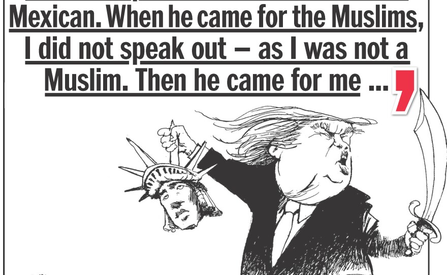 The New York Daily News' front page Wednesday.