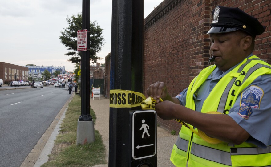 Police have closed off roads near the Navy Yard. Employees have been told to shelter in place and stay away from windows.