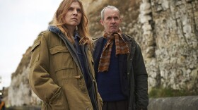 Stephen Dillane as Karl and Clémence Poésy as Elise in THE TUNNEL: VENGEANCE. 
