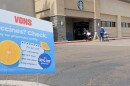 A Vons supermarket in San Diego County offers COVID-19 vaccines on March 21, 2022.