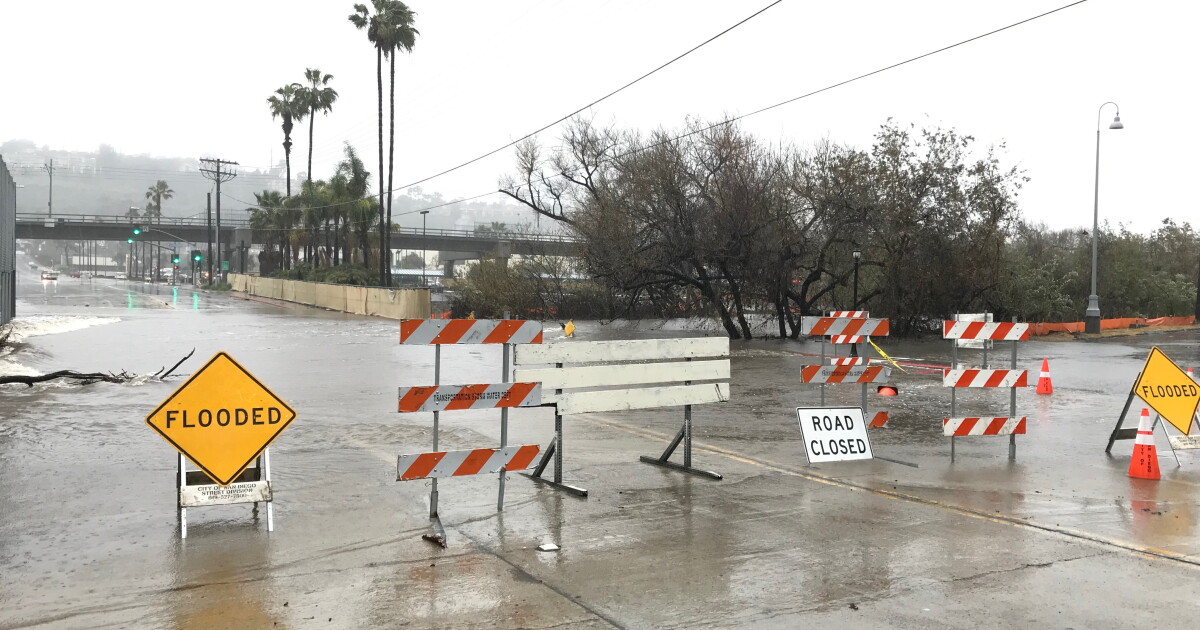 Heavy Rain Brings Road Closures, Flooding To San Diego County | KPBS ...