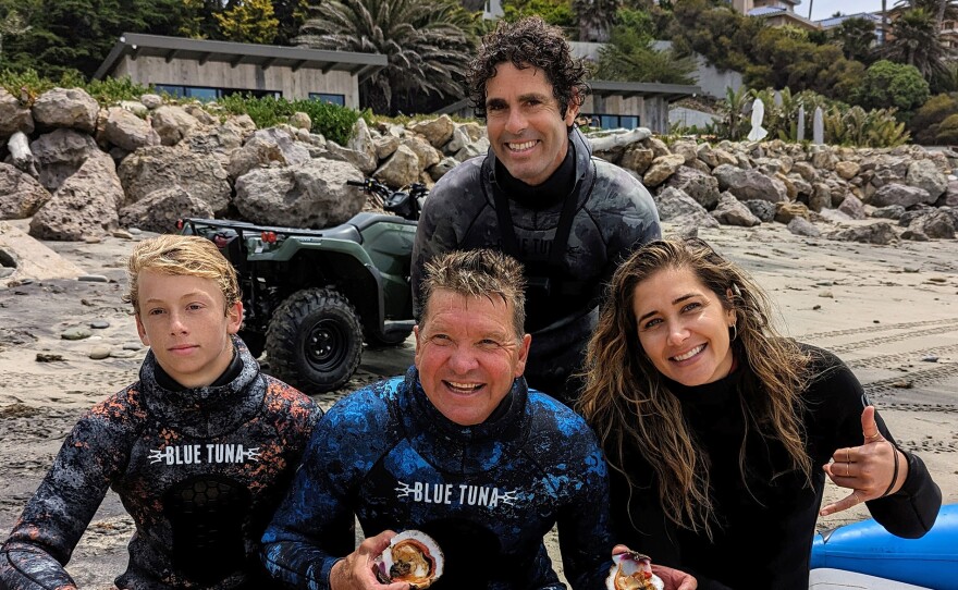 Thorne Family Farm where they gather fresh produce, and then fish and forage for local ingredients.