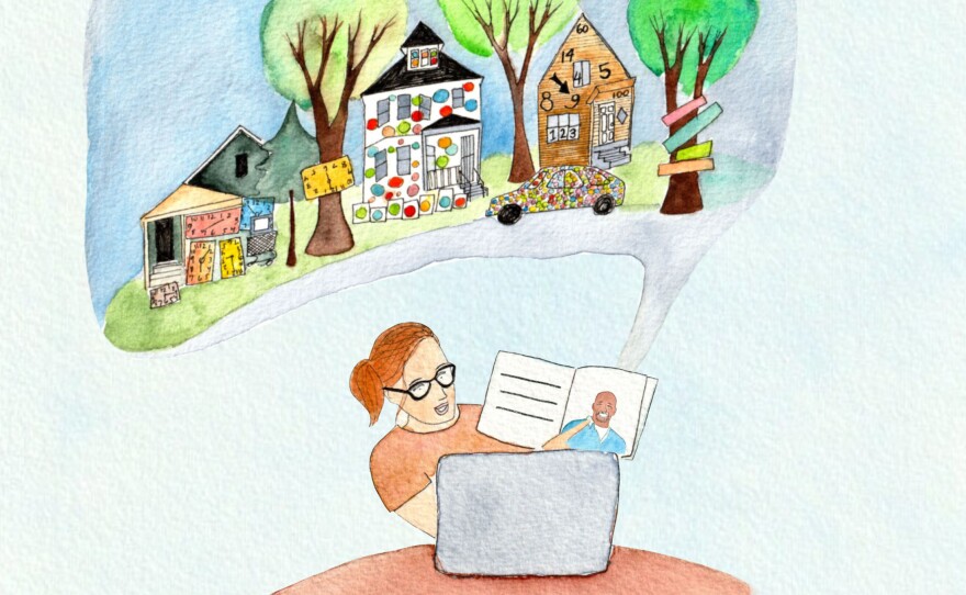 COMIC: Teaching Kids To Make Art Out Of What You Have In The Pandemic