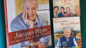 Give $25 /mo or $300 during our TV Membership Campaign (Nov. 28-Dec. 27) and receive the Jacques Pépin combo including his HEART & SOUL series 4-DVD set, a “80th Birthday Celebration” DVD, and his book, “Heart & Soul in the Kitchen” by Jacques Pepin. This gift also includes enrollment in the myKPBS Savers Club plus additional online access to more than 130,000 merchant offers and printable coupons, as well as a KPBS License Plate Frame (if you're a new member). The “80th Birthday Celebration” DVD only is available at $72, and the book OR the 4-DVD set is at $150. 